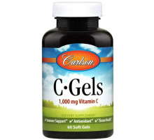 Вітамін C для імунітету Carlson C-Gel 1000 мг 60 гел капс
