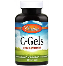 Вітамін C для імунітету Carlson C-Gel 1000 мг 60 гел капс