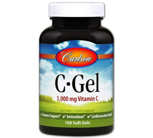Вітамін C Carlson C-Gel 1000 мг 100 капс