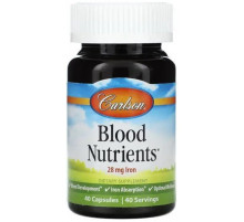 Комплекс для серця та судин Carlson Blood Nutrients 40 капс