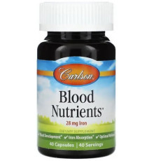 Комплекс для серця та судин Carlson Blood Nutrients 40 капс