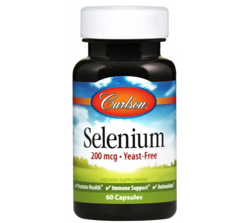 Селен Carlson Selenium 200 мкг 60 капс