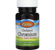 Хром хелат Carlson Chelated Chromium 200 мкг 100 таб