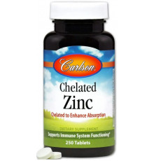 Цинк хелатний Carlson Chelated Zinc 30 мг 250 таб