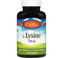 L-лізин Carlson L-Lysine 500 мг 100 капс