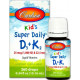 Вітамін D-3 К-2 для дітей Carlson Super Daily D3+K2 10,16 мл