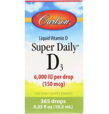 Вітамін D3 масляний Carlson Vitamin D3 6,000 МЕ 10.3 мл