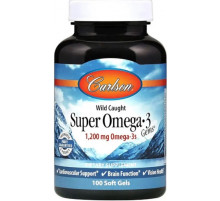Омега-3 риб'ячий жир Carlson Omega-3 Gems Fish Gel 1200 мг 100 капс