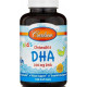 Риб'ячий жир для дітей Carlson  Kids Chewable DHA 100 мг 180 гел капс апельсин