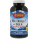 Омега 3 Д3 і вітамін К Carlson Omega-3 Plus D & K 180 гел капс