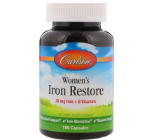 Залізо для жінок Carlson Women's Iron Restore 180 капс