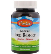 Залізо для жінок Carlson Women's Iron Restore 180 капс