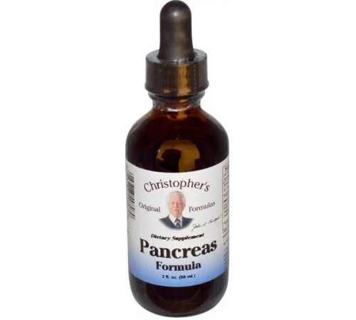 Формула для поджелудочной железы Christopher's Original Formulas  Pancreas Formula 59 мл