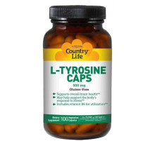 Тирозин Country Life L-Tyrosine500 мг 100 капс