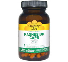 Магній Country Life Magnesium 300 мг 60 капс