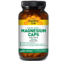 Магний Country Life Magnesium 300 мг 120 капс