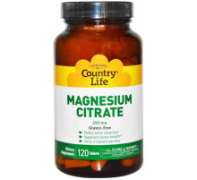 Магний цитрат Country Life Magnesium Citrate 250 мг 120 таблеток