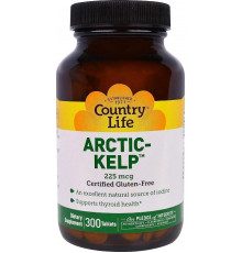 Ламінарія келп Country Life  Artic-Kelp 225 мкг 300 таб