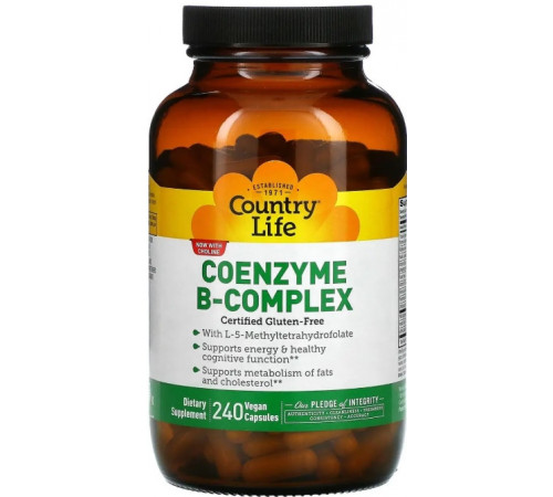 B-комплекс Country Life Coenzyme B-Complex 240 капс