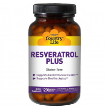 Ресвератрол Country Life Resveratrol 120 капсул