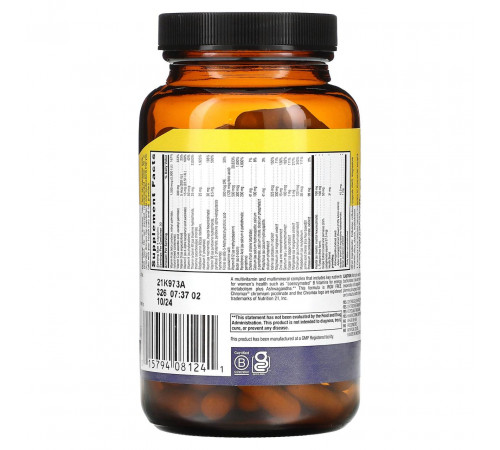 Мультивітаміни для жінок Country Life Multivitamin & Mineral 120 капсул