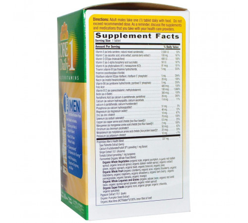 Вітаміни для чоловіків  Multivitamins Country Life 60 таб