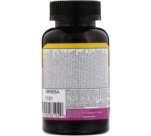 Вітаміни для жінок Country Life Multivitamins 60 таблеток