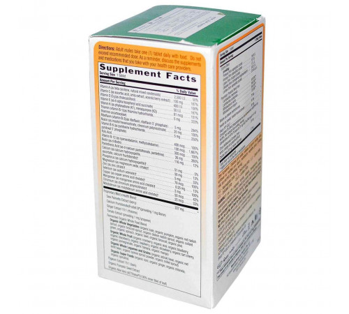 Вітаміни для чоловіків Country Life Multivitamins 50+ 60 таб