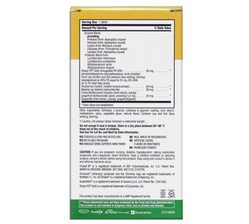 Вітаміни для жінок 50+ Country LifeCore Daily-1 Multivitamins 60 таб