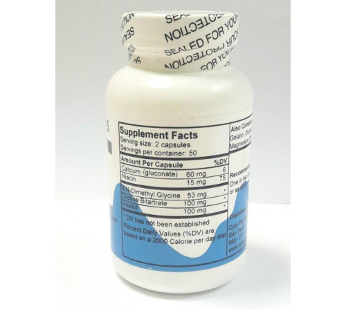 Пангамовая кислота вітамін B15 Cyto Pharma Vitamin B15 100 капс