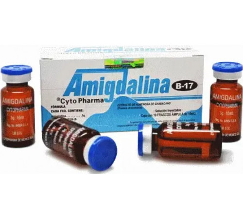 Вітамін B17 CYTO Amygdalina Solucion Inyectable 10 флаконов по 3 грамма