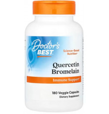 Кверцетин та бромелайн для волосся Doctor's Best Quercetin Bromelain 180 капс