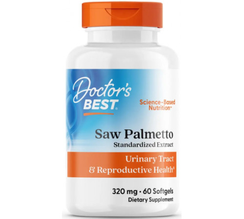 Со Пальметто Doctor's Best Saw Palmetto 60 капс