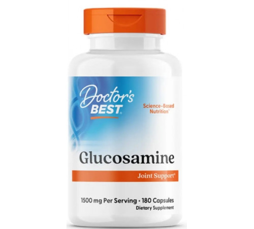 Глюкозамін сульфат для суглобів Doctor's Best  Glucosamine Sulfate 750 мг 180 капс