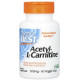 Ацетил карнітин Doctor's Best  Acetyl-L-Carnitine 1000 мг 60 вег капс