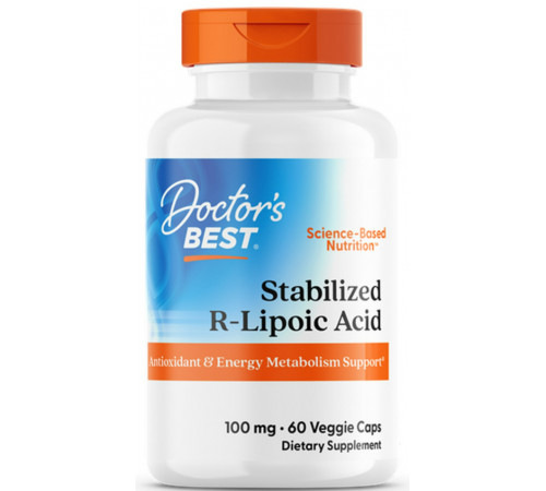 R-ліпоєва кислота Doctos Best Stabilized R-Lipoic Acid 60 капс