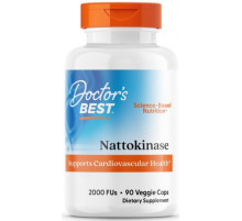 Наттокіназа Doctor's Best Nattokinase 2.000 FUs 90 капсул