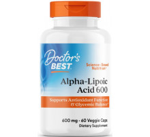 Альфа-липоевая кислота Doctor's Best Alpha-Lipoic Acid 60 капс