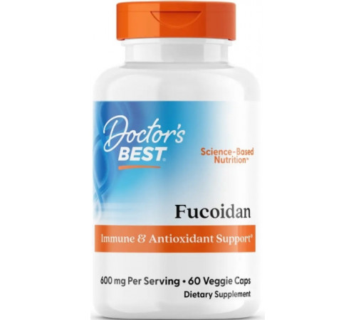 Фукоїдан 70% Doctor's Best  Fucoidan 70% 300 мг 60 вег капс