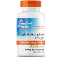 Коензим Q10 з біоперином Doctor's Best CoQ10 with BioPerine 100 мг 120 капс