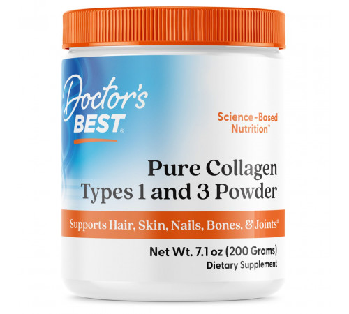 Коллаген тип 1 и 3 Doctor's Best Collagen 200 г