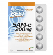 Аденозилметіонін Doctor's Best SAM-e 60 таб