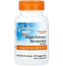 Бромелайн для імунітету Doctor's Best  High Potency Bromelain 500 мг 90 капс