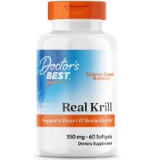 Олія криля для серцево-судинної системи Doctor's Best Real Krill 350 мг 60 капс