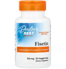 Вітаміни для мозку Doctor's Best Fisetin 30 вег капс