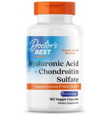 Гіалуронова кислота + хондроїтин Doctor's Best Hyaluronic Acid + Chondroitin 180 таб