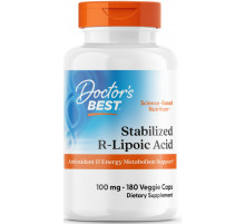 R-ліпоєва кислота Doctos Best Stabilized R-Lipoic Acid 180 капс