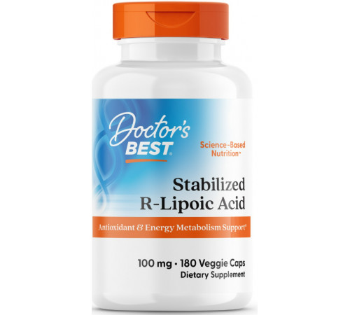 R-ліпоєва кислота Doctos Best Stabilized R-Lipoic Acid 180 капс