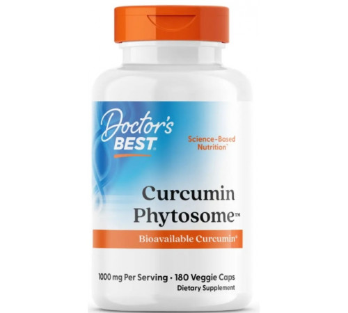 Куркумин Doctor's Best Curcumin Phytosome 1000 мг 180 вег капс