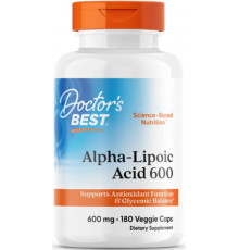 Альфа-ліпоєва кислота Doctor's Best Alpha-Lipoic Acid 180 вег капс